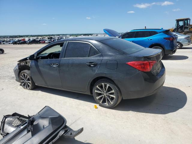 2T1BURHE8HC751012 - 2017 TOYOTA COROLLA L BLACK photo 2