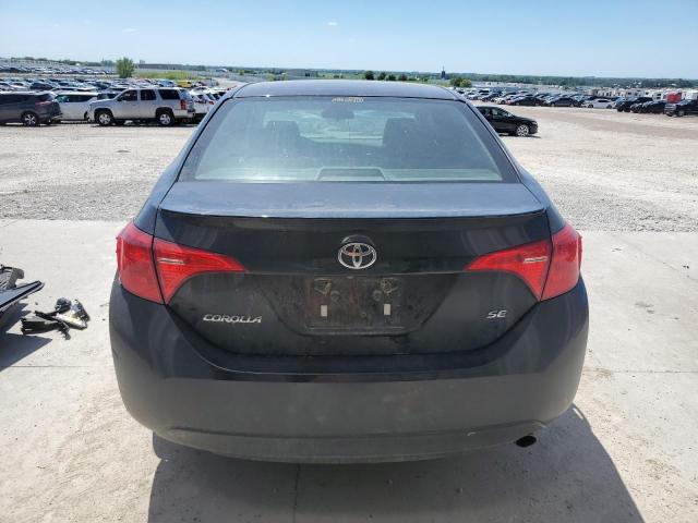 2T1BURHE8HC751012 - 2017 TOYOTA COROLLA L BLACK photo 6