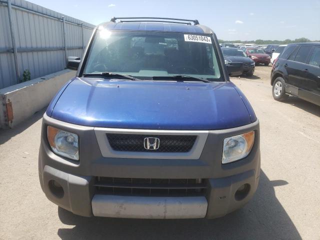 5J6YH28544L039678 - 2004 HONDA ELEMENT EX BLUE photo 5