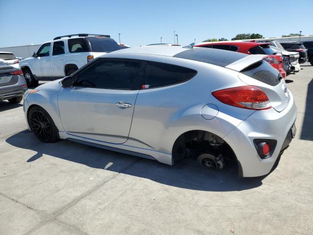 KMHTC6AE5DU174562 - 2013 HYUNDAI VELOSTER TURBO SILVER photo 2