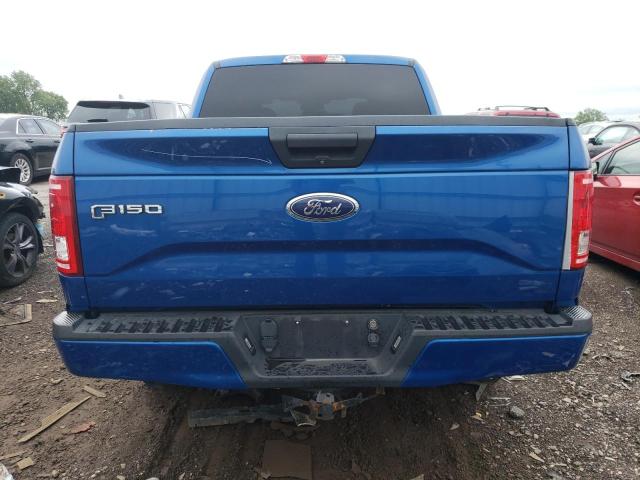 1FTEW1EP3HKE09089 - 2017 FORD F150 SUPERCREW BLUE photo 6