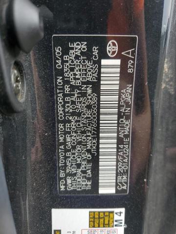 JTKDE177650060389 - 2005 TOYOTA SCION TC 黑色 照片 12