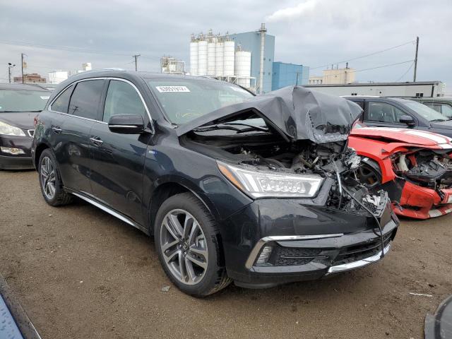 5J8YD7H79JL000937 - 2018 ACURA MDX SPORT HYBRID ADVANCE BLACK photo 1