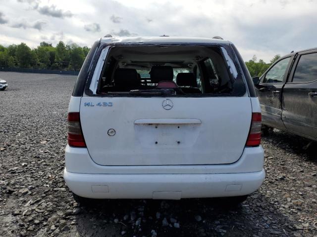4JGAB72EXYA149615 - 2000 MERCEDES-BENZ ML 430 白色 照片 6