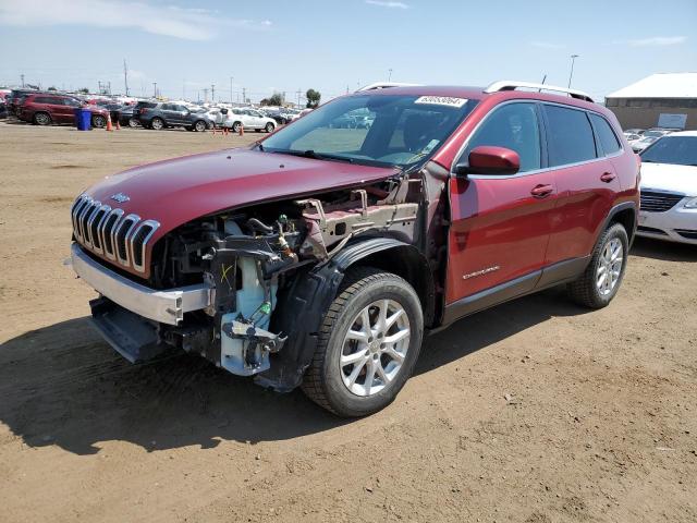 1C4PJMCS8FW612968 - 2015 JEEP CHEROKEE LATITUDE MAROON photo 1