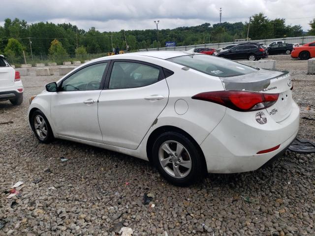 5NPDH4AE6FH636462 - 2015 HYUNDAI ELANTRA SE WHITE photo 2