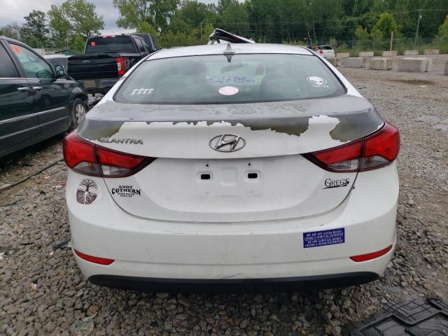 5NPDH4AE6FH636462 - 2015 HYUNDAI ELANTRA SE WHITE photo 6