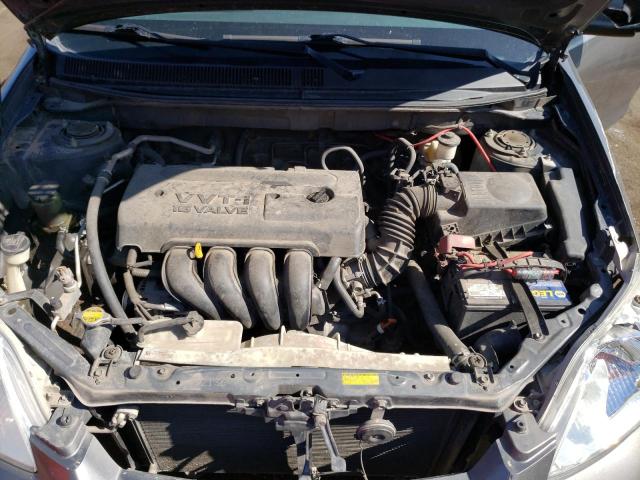 2T1KR32E77C670444 - 2007 TOYOTA COROLLA MA XR GRAY photo 11