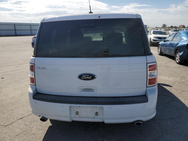 2FMGK5B82EBD26280 - 2014 FORD FLEX SE WHITE photo 6