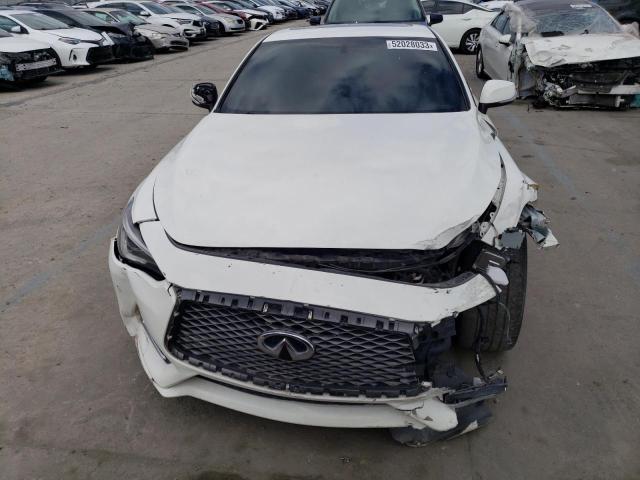 JN1CV7EK0HM110930 - 2017 INFINITI Q60 BASE WHITE photo 5