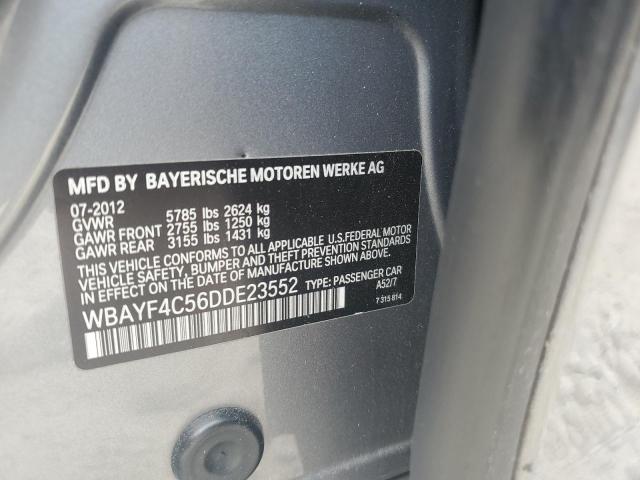 WBAYF4C56DDE23552 - 2013 BMW 740 LXI CHARCOAL photo 12