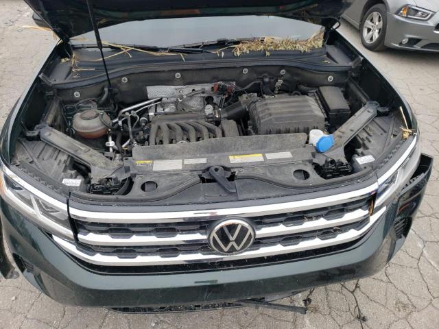 1V2BR2CA7MC531486 - 2021 VOLKSWAGEN ATLAS SEL GREEN photo 12