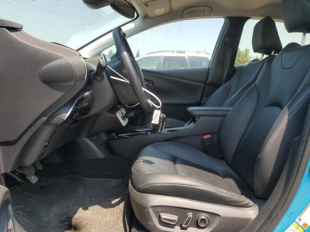 JTDKARFP9H3036780 - 2017 TOYOTA PRIUS PRIM BLUE photo 7