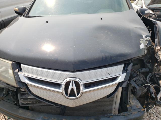 2HNYD28277H512508 - 2007 ACURA MDX BLACK photo 7