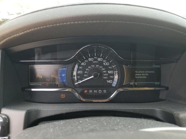 1LNHL9FTXGG600666 - 2016 LINCOLN MKS BROWN photo 9