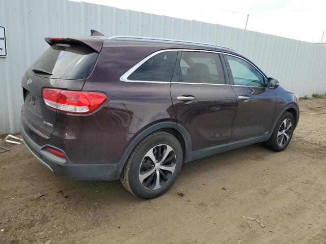 5XYPHDA17GG033412 - 2016 KIA SORENTO EX BURGUNDY photo 3