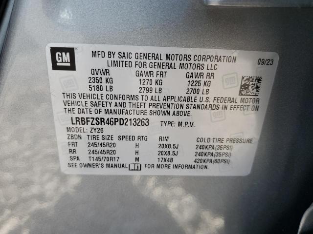 LRBFZSR46PD213263 - 2023 BUICK ENVISION AVENIR GRAY photo 14