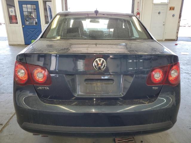 3VWRL7AJ7AM034317 - 2010 VOLKSWAGEN JETTA TDI BLUE photo 6