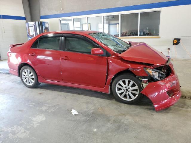 2T1BU4EE9AC471337 - 2010 TOYOTA COROLLA BASE RED photo 4