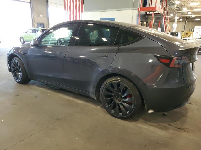 7SAYGDEF1NF396485 - 2022 TESLA MODEL Y 灰色 照片 2