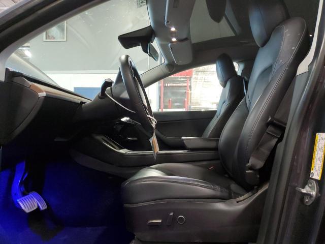 7SAYGDEF1NF396485 - 2022 TESLA MODEL Y 灰色 照片 7