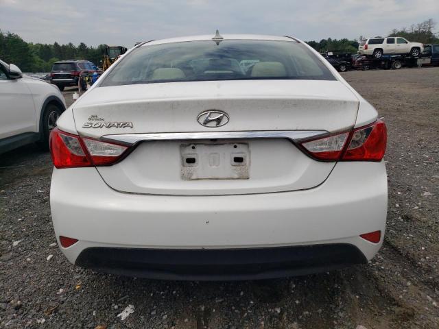 5NPEB4AC5EH819418 - 2014 HYUNDAI SONATA GLS WHITE photo 6