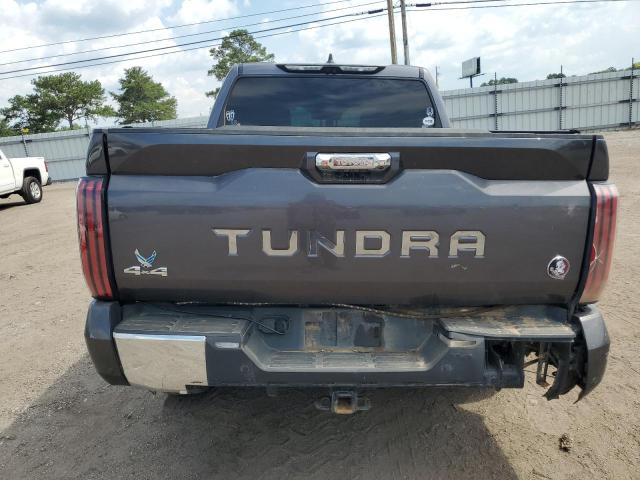 5TFMA5DB6NX003197 - 2022 TOYOTA TUNDRA CREWMAX PLATINUM ნაცრისფერი ფოტო 6