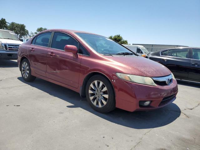 19XFA1F69BE001599 - 2011 HONDA CIVIC LX-S Tünd qırmızı foto 4