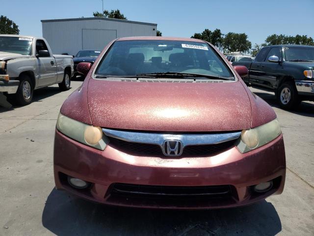 19XFA1F69BE001599 - 2011 HONDA CIVIC LX-S Tünd qırmızı foto 5