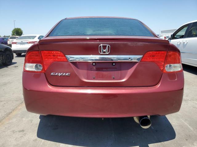 19XFA1F69BE001599 - 2011 HONDA CIVIC LX-S Tünd qırmızı foto 6