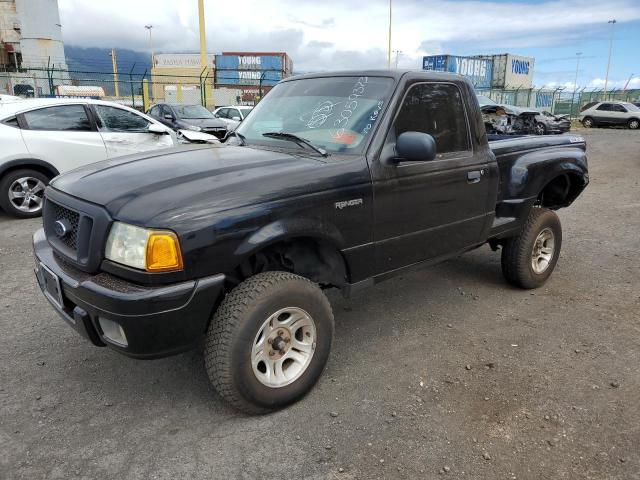 1FTYR10U14PB22543 - 2004 FORD RANGER BLACK photo 1