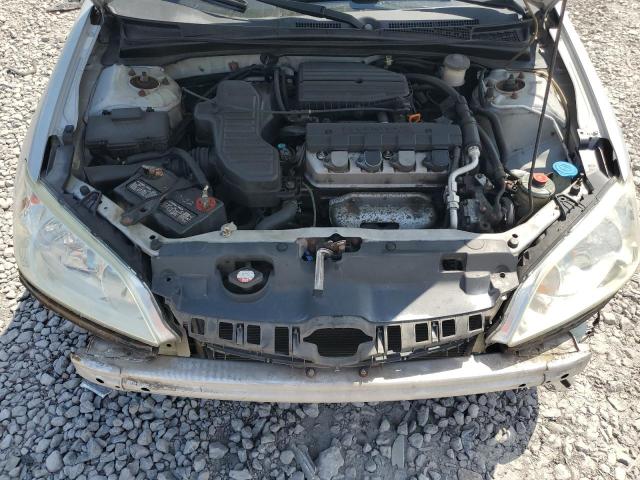 1HGES16395L000836 - 2005 HONDA CIVIC DX VP SILVER photo 11