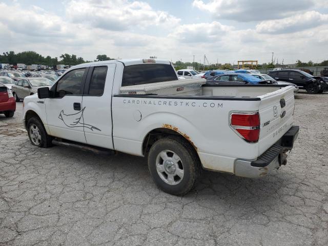 1FTEX1CM4BFB66902 - 2011 FORD F150 SUPER CAB WHITE photo 2