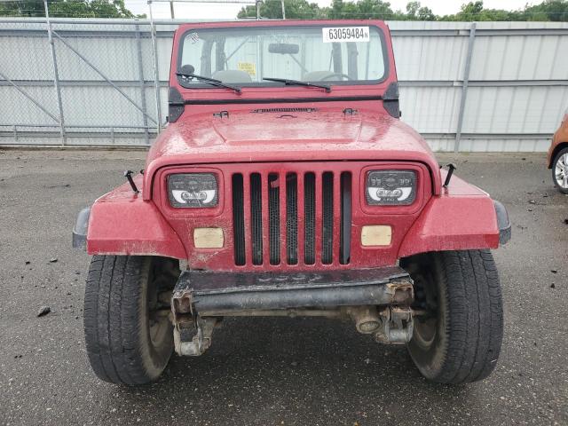 2J4FY19P5NJ538188 - 1992 JEEP WRANGLER / S RED photo 5