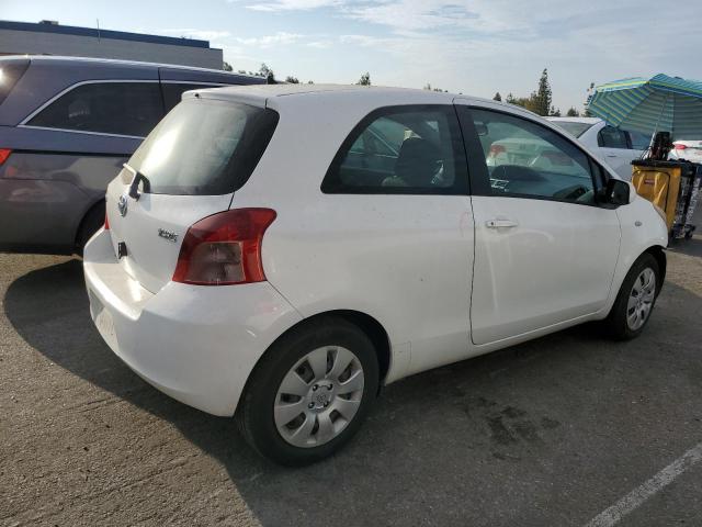 JTDJT923375097778 - 2007 TOYOTA YARIS WHITE photo 3