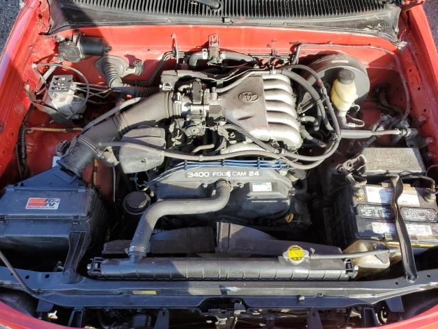 5TEGN92N54Z335001 - 2004 TOYOTA TACOMA DOUBLE CAB PRERUNNER RED photo 11