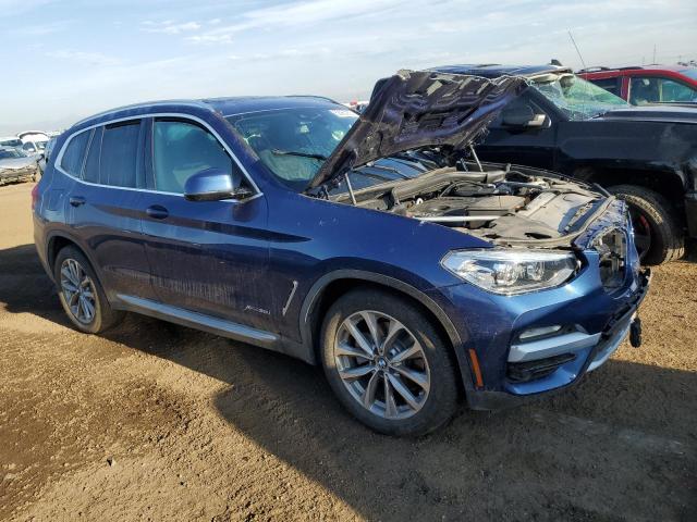 5UXTR9C51JLC69401 - 2018 BMW X3 XDRIVE30I BLUE photo 4