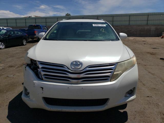 4T3ZK11A59U004892 - 2009 TOYOTA VENZA WHITE photo 5