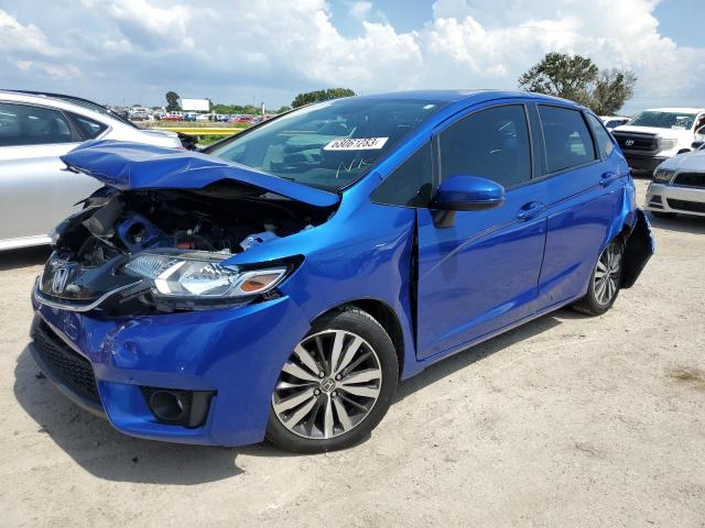 3HGGK5G74HM702776 - 2017 HONDA FIT EX BLUE photo 1