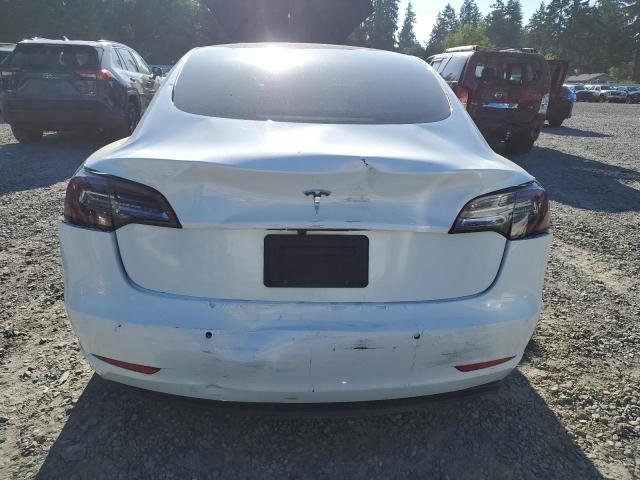 5YJ3E1EA7NF144143 - 2022 TESLA MODEL 3 WHITE photo 6