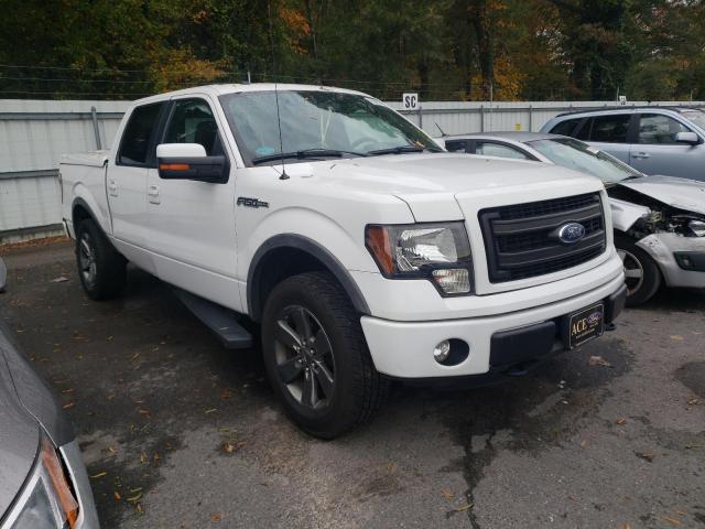 1FTFW1EF4EFC59297 - 2014 FORD F150 SUPERCREW WHITE photo 1