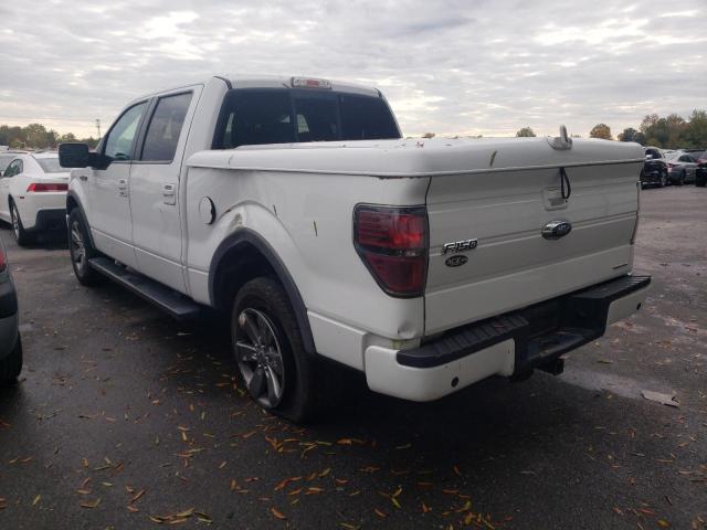 1FTFW1EF4EFC59297 - 2014 FORD F150 SUPERCREW WHITE photo 3