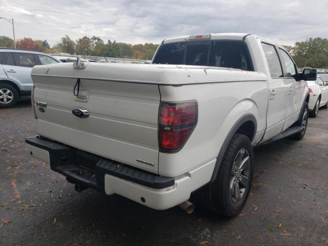 1FTFW1EF4EFC59297 - 2014 FORD F150 SUPERCREW WHITE photo 4