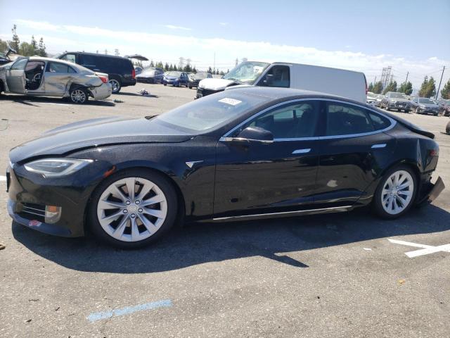5YJSA1E18HF232727 - 2017 TESLA MODEL S Schwarz Foto 1