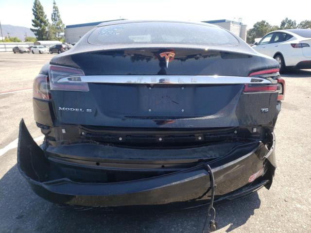 5YJSA1E18HF232727 - 2017 TESLA MODEL S Schwarz Foto 6