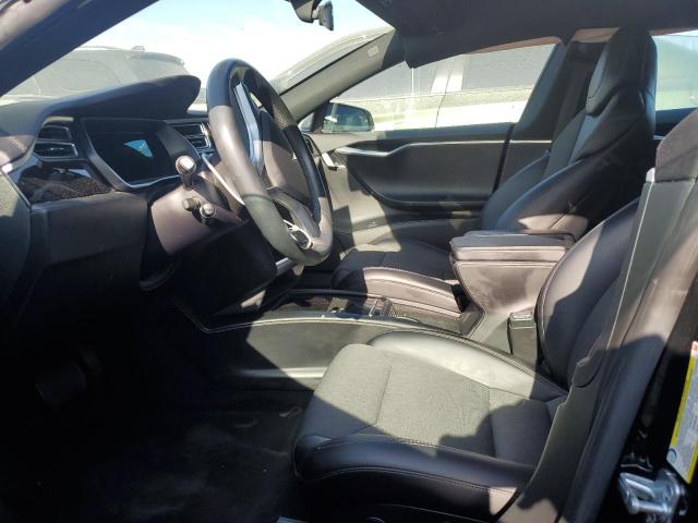 5YJSA1E18HF232727 - 2017 TESLA MODEL S Schwarz Foto 7