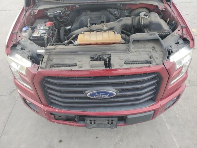 1FTEW1CP6GKF63460 - 2016 FORD F150 SUPERCREW MAROON photo 11