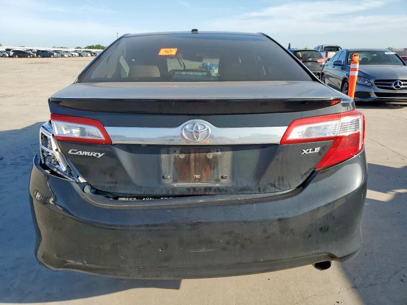 4T4BF1FK5CR206872 - 2012 TOYOTA CAMRY BASE BLACK photo 6