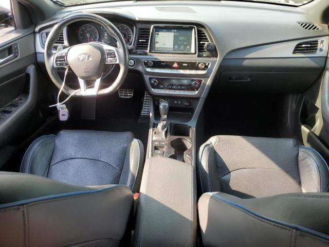 5NPE34AB1KH760724 - 2019 HYUNDAI SONATA LIMITED TURBO GRAY photo 8