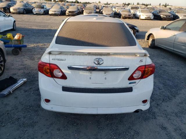 1NXBU4EE3AZ346297 - 2010 TOYOTA COROLLA BASE WHITE photo 6